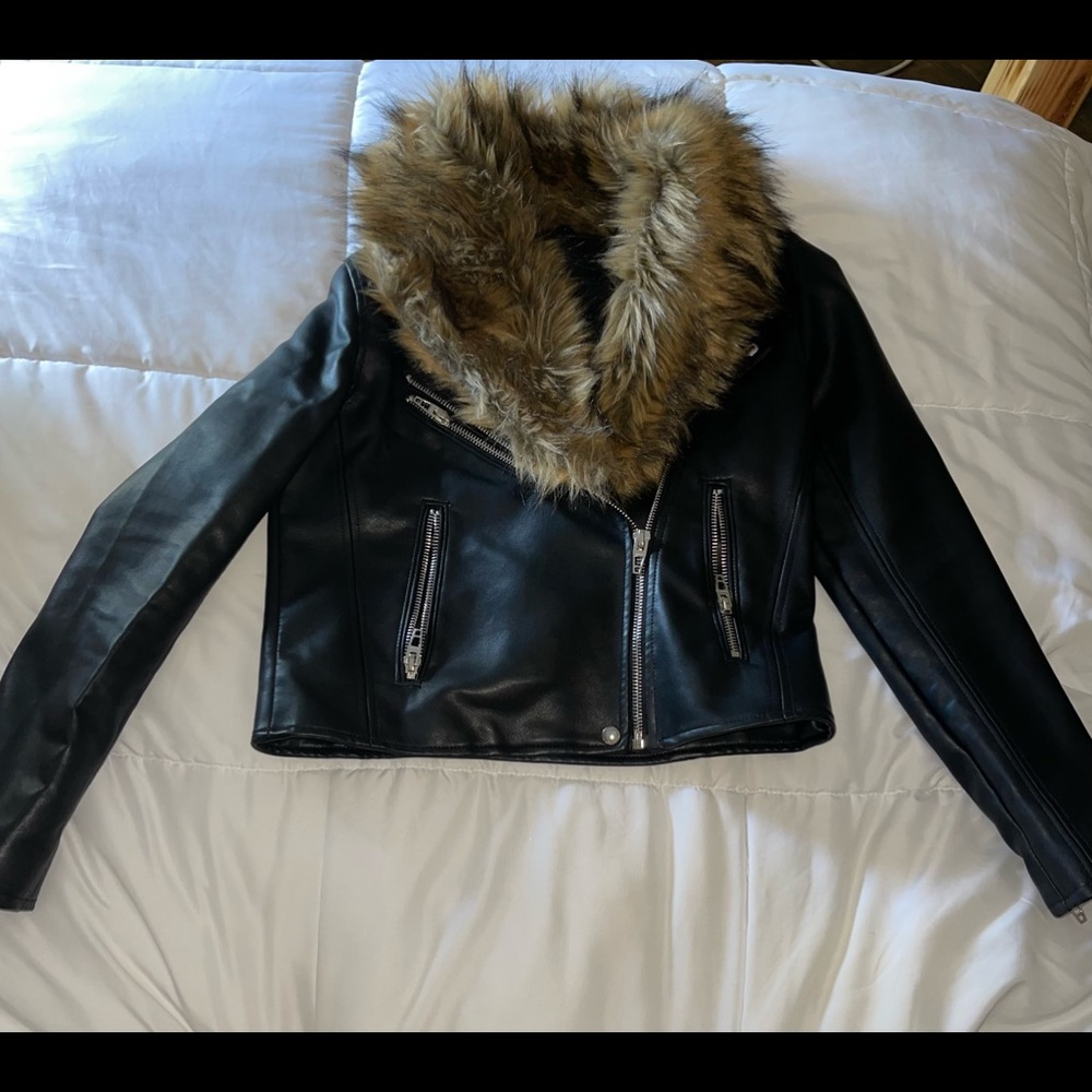 [BLANKNYC] leather jacket